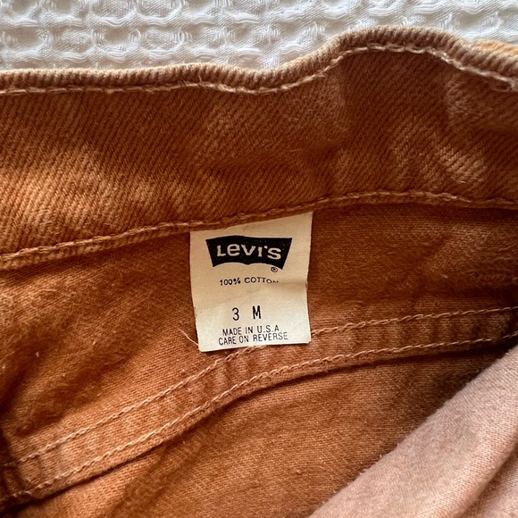 VINTAGE Levi’s orange jeans! Size 3 M - Picture 5 of 9